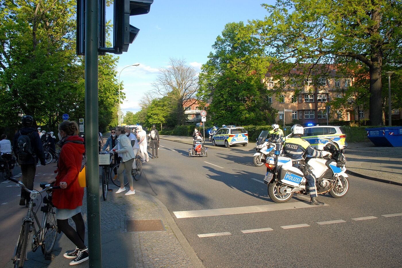 Ride of Silence Pappelallee 
