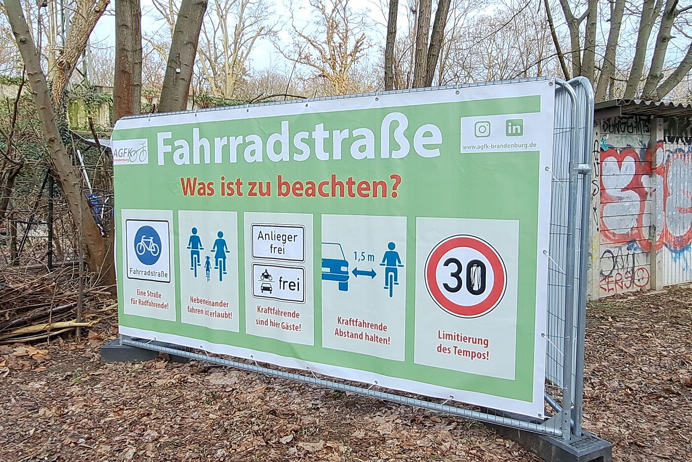 Information Fahrradstraße