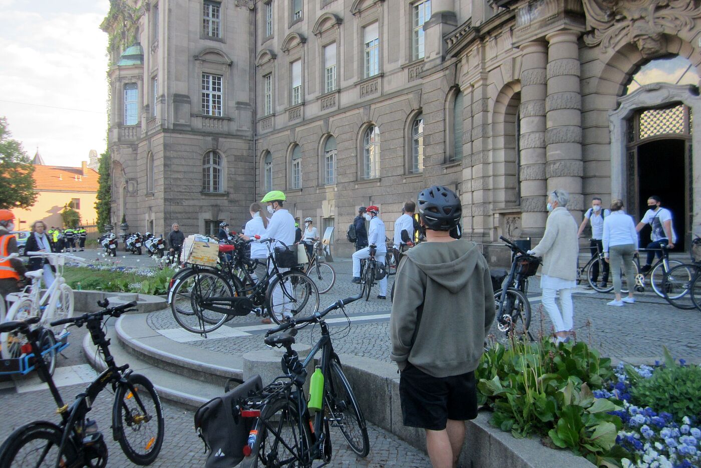 Ride of Silence  - kurz vor der Abfahrt