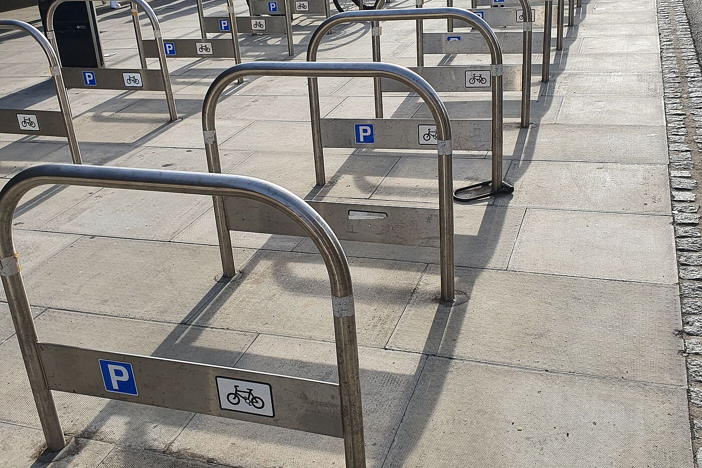 Fahrradständer in Eton