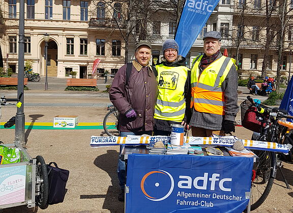 Infostand auf dem Luisenplatz