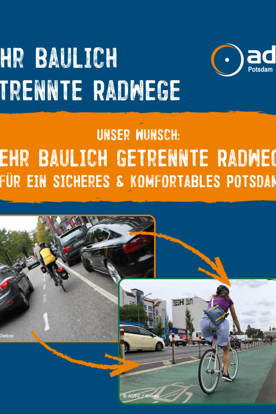 Tag 19 Vorteile für getrennte Radwege