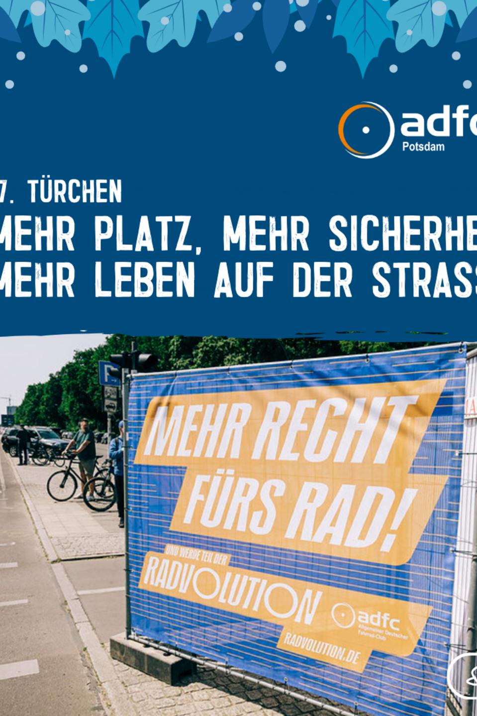 Tag 17 Mehr Platz fürs Fahrrad