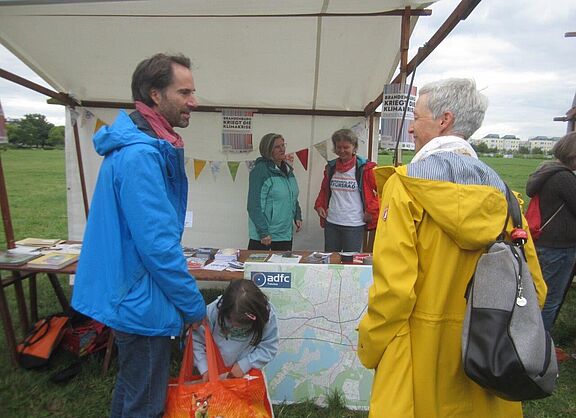 Stand des ADFC beim Umweltfest 2021