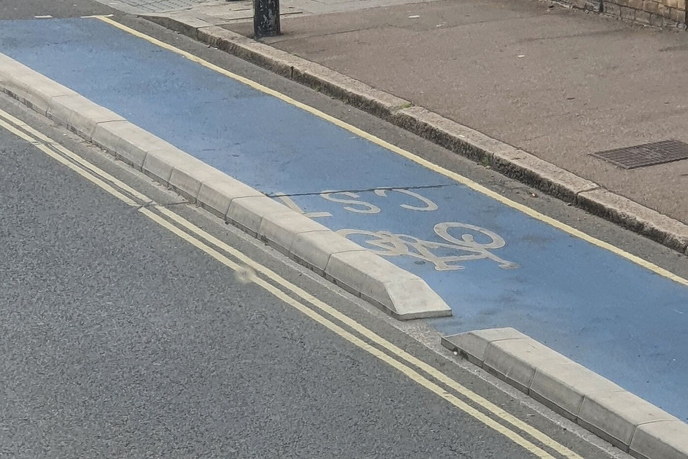 Radmarkierungen in London