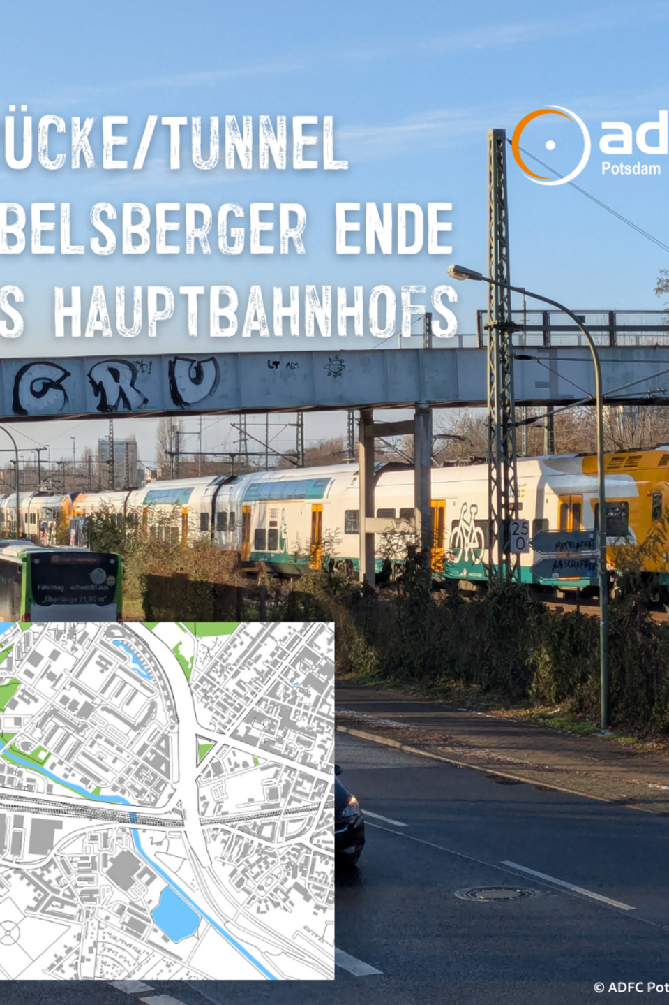 Tag 7 Brücke Hauptbahnhof