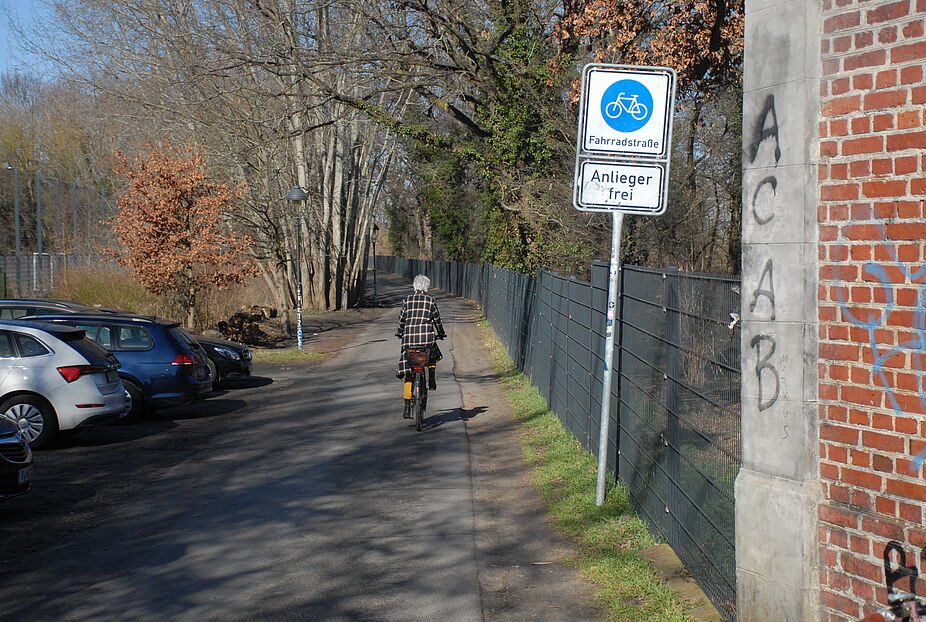 Fahrradstraße Park Babelsberg Fahrradstraße Park Babelsberg