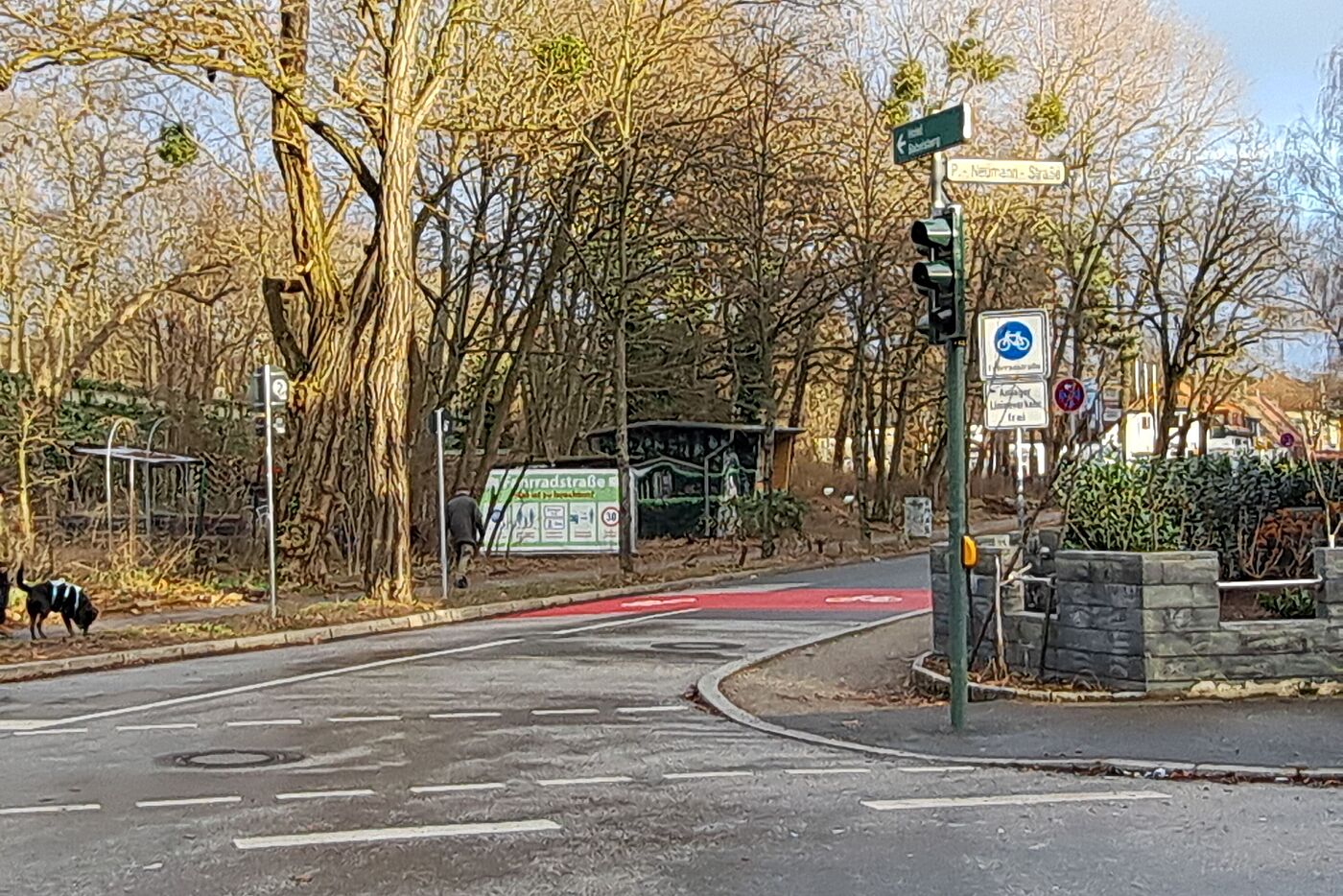 Stahnsdorfer Straße ist nun Fahrradstraße