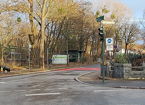 Stahnsdorfer Straße ist nun Fahrradstraße