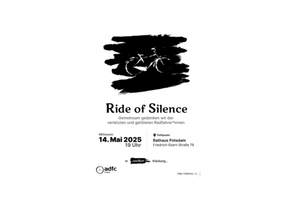 Demoankündigung zur Ride of Silence
