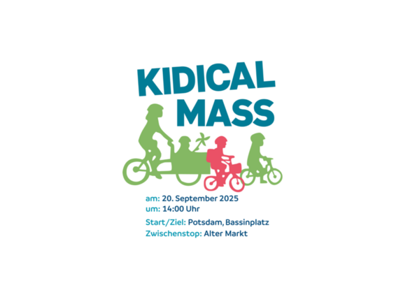 Demoaufruf zur Familiendemo Kidical Mass September 2025