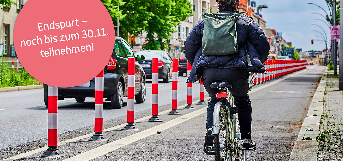 Endspurt: Noch bis 30. November abstimmen beim ADFC-Fahrradklima-Test Endspurt: Noch bis 30. November abstimmen beim ADFC-Fahrradklima-Test